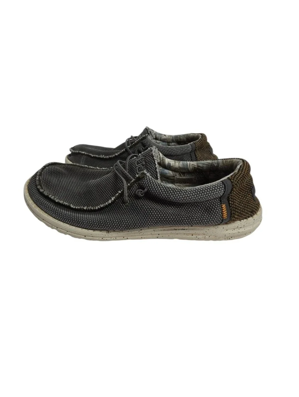 Hey Dude Wally Kite Musk Casual Slip On Shoes Gray Men's Size 14